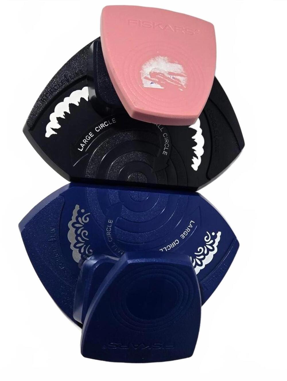 Fiskars Paper Punches / Decorative Corner and Circle Edges / As Shown